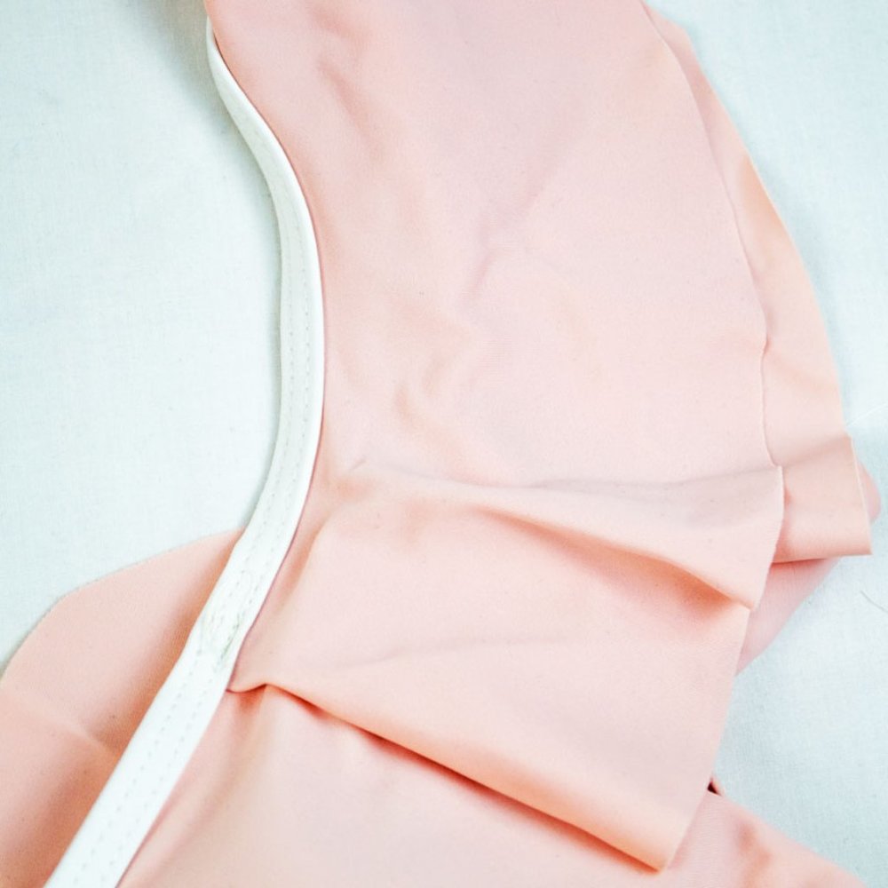 AONIHUA - Pink Crisscross Ruffle Bikini XL - Picture 7 of 13